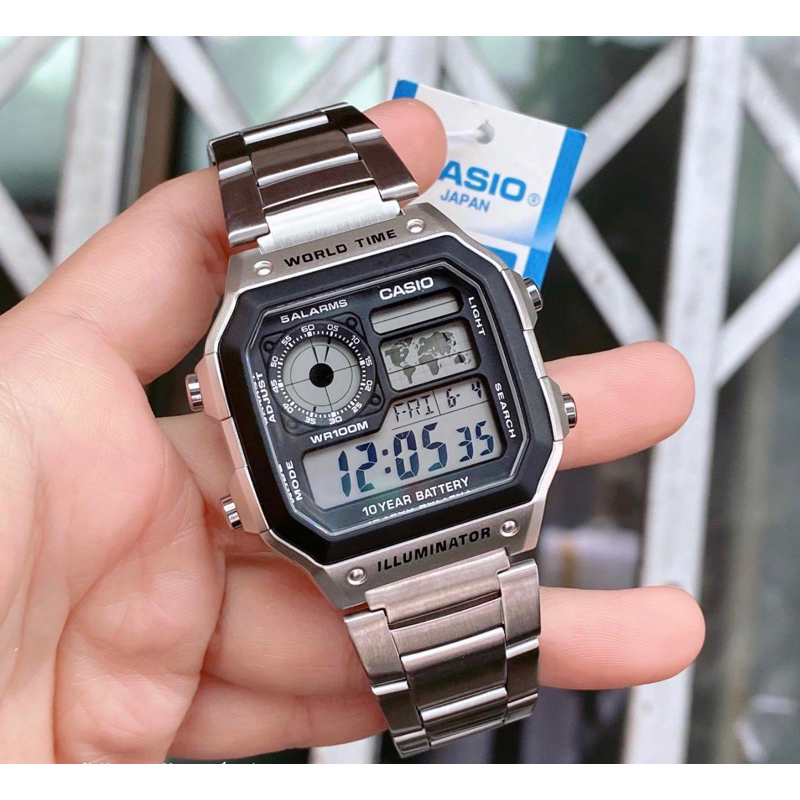 ภาพหน้าปกสินค้ารวมสายเหล็ก CASIO รับประกัน(2)ปีCMG =1ปีของแท้100%สำหรับผู้ชาย จากร้าน jackwatch บน Shopee