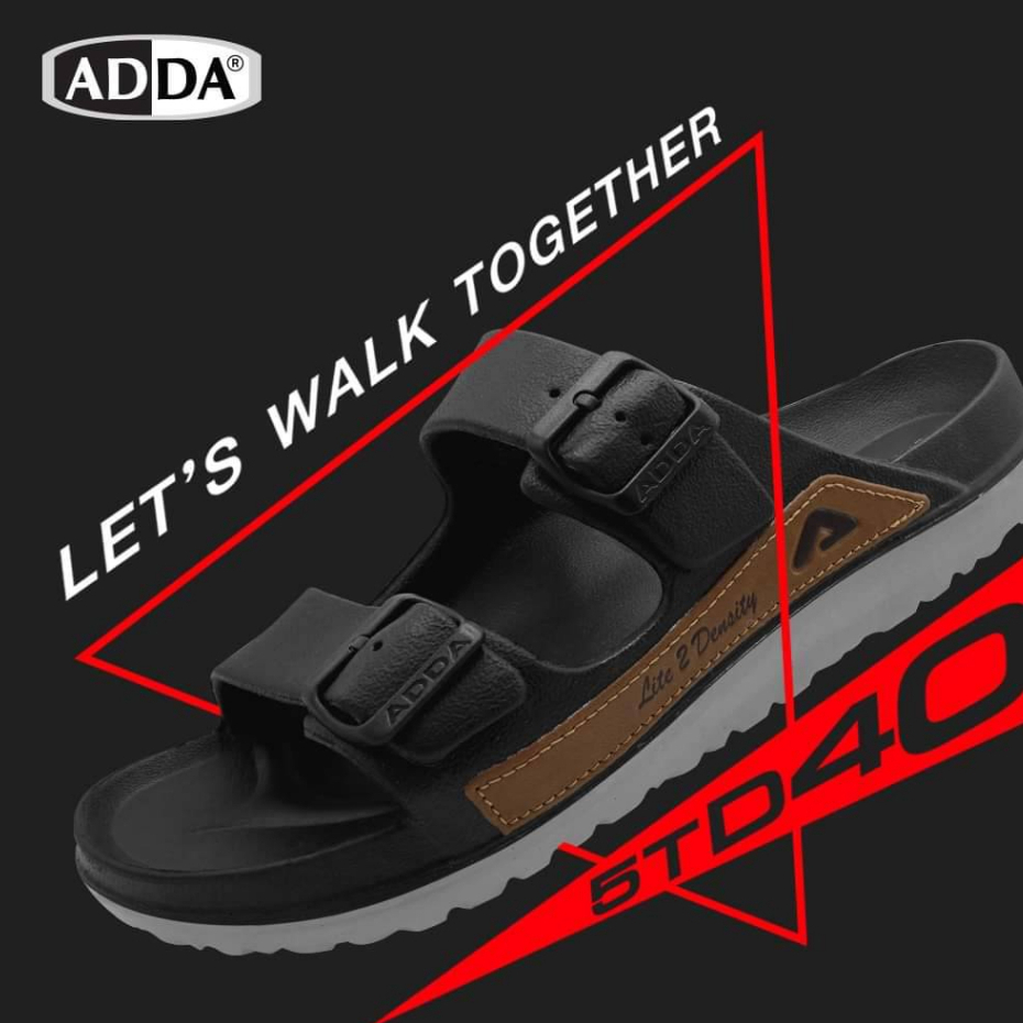 ภาพสินค้าAD40.1 ADDA 2 Density รุ่น 5TD40-M1 รองเท้าแตะไฟล่อน แบบสวม พื้นเบา แท้ 100% จากร้าน nnttin บน Shopee ภาพที่ 5