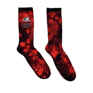 Lurking Class by Sketchy tank Red Tie Crew Socks