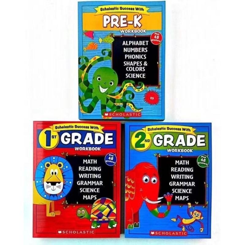 Scholastic Success with Workbook PreK/ 1st Grade/ 2nd Grade(แยกเล่ม