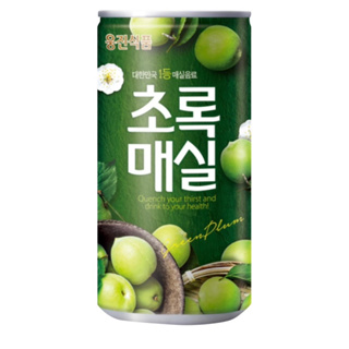 Woongjin Green Plum Drink 180ML can