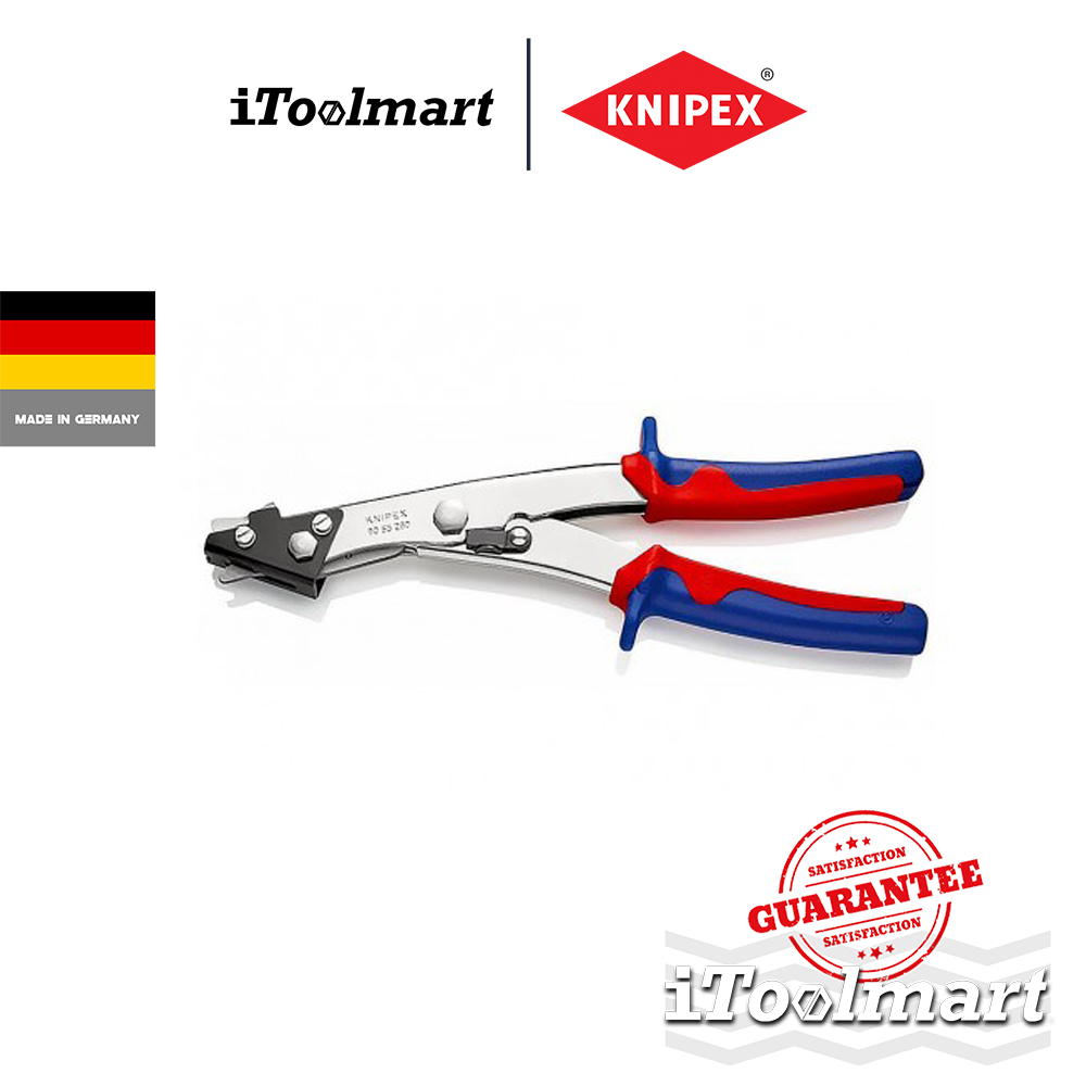 KNIPEX กรรไกรตัดเหล็กแผ่น 90 55 280 Sheet Metal Nibbler Shopee Thailand