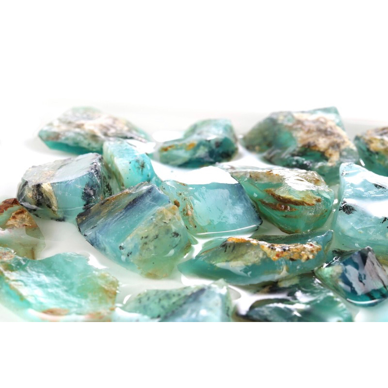 ภาพสินค้า100% Natural Raw Peruvian Blue Opal GemStone / Top High Premium Quality Opal / Genuine Blue Opal / Rough Gemstone Bulk. จากร้าน lapisbkk บน Shopee ภาพที่ 1