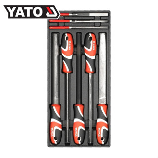 YATO YT-55440 ชุดถาดเครื่องมือ ชุดตะไบ 8 ตัวชุด