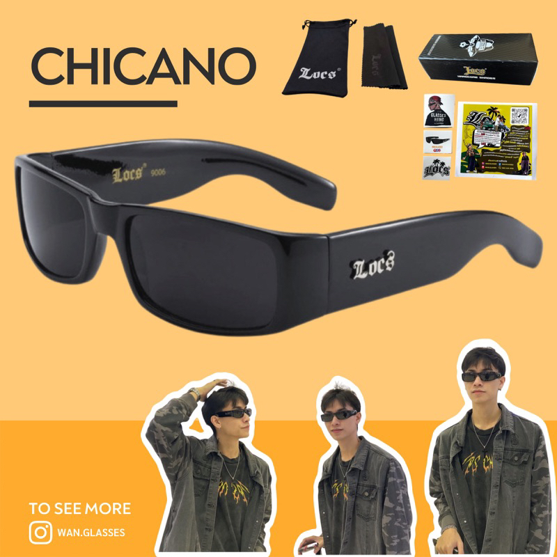 ภาพหน้าปกสินค้าถูกสุดการันตี locs sunglasses แท้ 100% จากร้าน wan.glasses บน Shopee