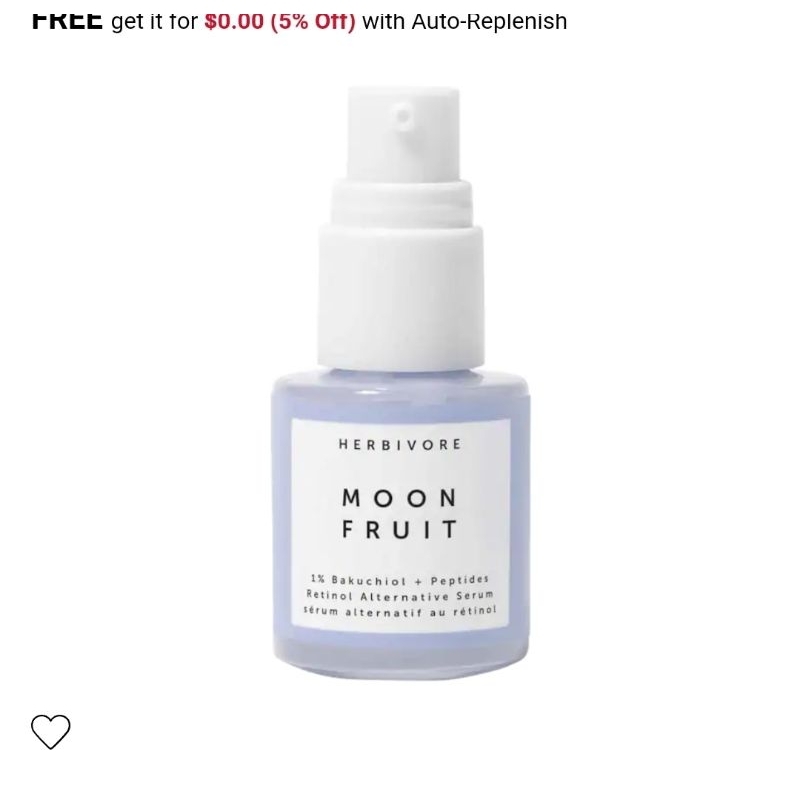 Herbivore Moon Fruit Retinol Alternative Serum 5 ml Shopee Thailand