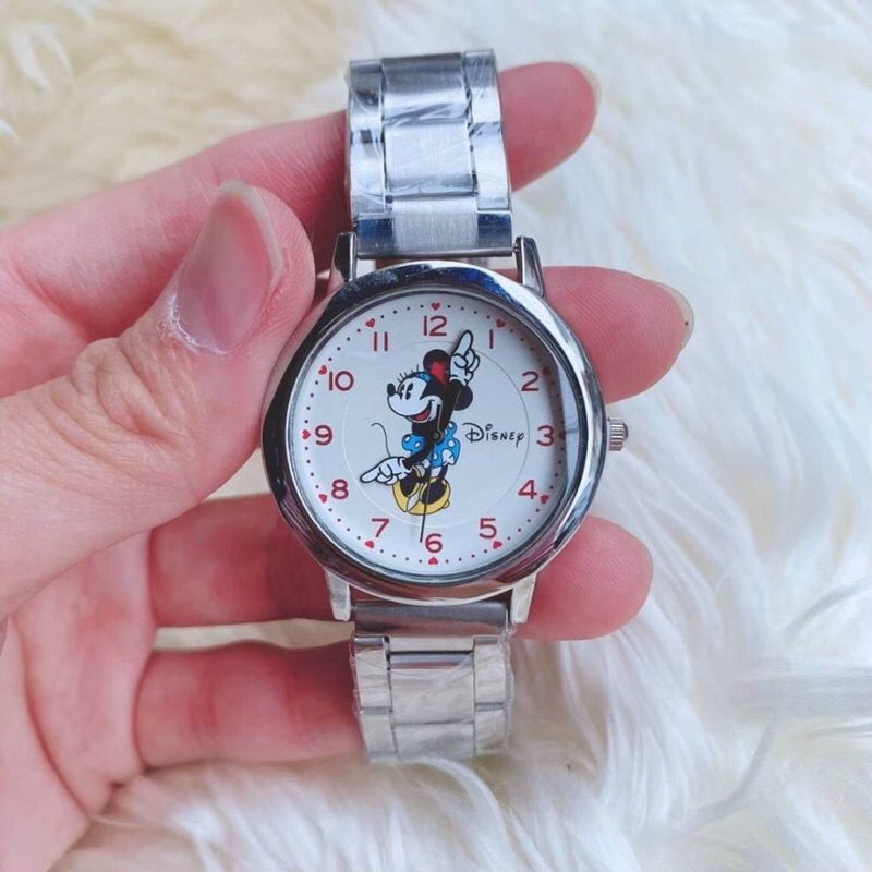 นาฬิกามิกกี้เมาส์-mickeymouse-watch-สายเหล็ก