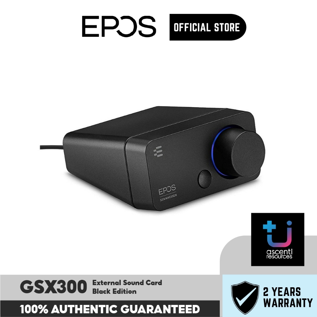 EPOS Sennheiser GSX 300 External Sound Card (GSX300) Shopee