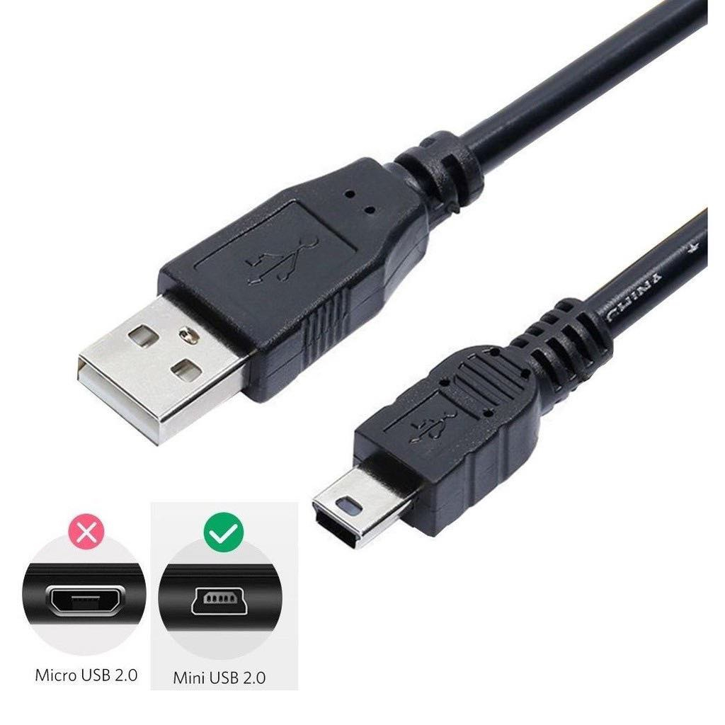 สาย-usb-2-0-male-to-mini-usb-male-cable-สายชาร์จ-v3-mini-usb-ใช้ชาร์จกล้องติดหน้ารถยนต์-หรือใช้ชาร์จลำโพงบลูทูธ-mp3-mp4