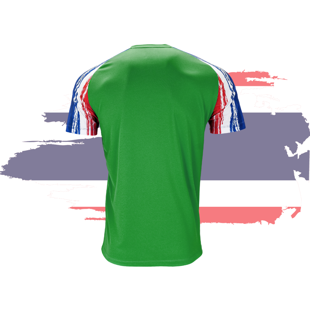 ego-sport-เสื้อกีฬา-eg1018-สีเขียวไมโล-เสื้อฟุตบอล-เสื้อกีฬาคอกลมแขนสั้น-ลายธงชาติ