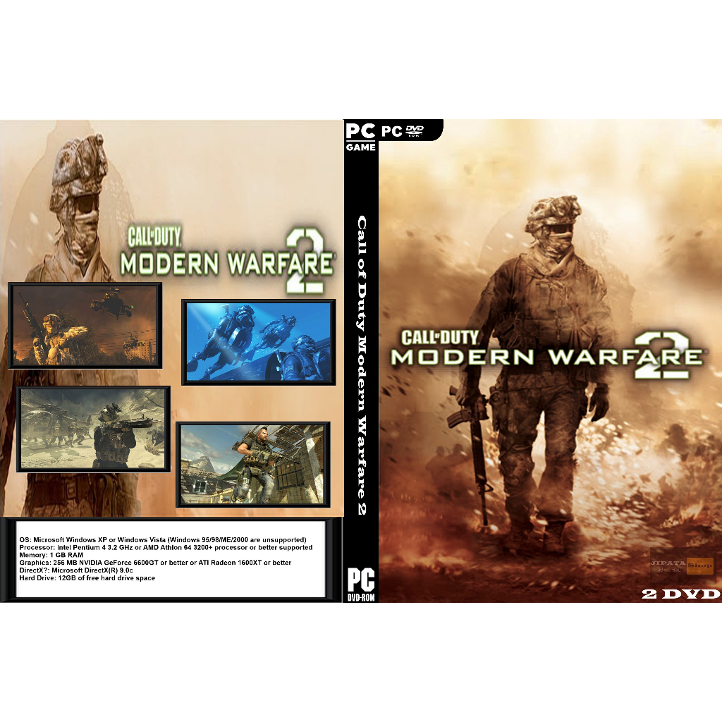 แผ่นเกมส์ PC Call of Duty Modern Warfare 2 (2DVD) | Shopee Thailand