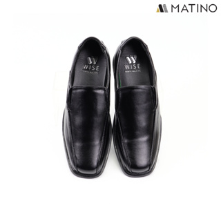 ภาพขนาดย่อของภาพหน้าปกสินค้าMATINO SHOES รองเท้าหนังชาย รุ่น MNS/B 3022 - BLACK จากร้าน matinoshoes บน Shopee