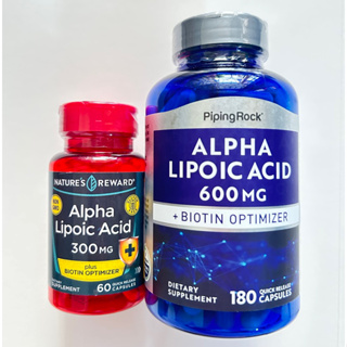 Alpha Lipoic Acid 600, 300 mg + Biotin Optimizer