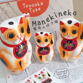 🧡พร้อมส่ง🧡แมวกวักมงคล Handmade จาก จังหวัดToyooka ประเทศญี่ปุ่น Made in Japan🇯🇵