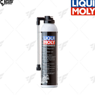 สเปรย์อุดรอยรั่วและเติมลมยางรถมอเตอร์ไซต์ LIQUI MOLY : MOTORBIKE TIRE INFLATOR AND SEALER 300 ml