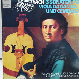 1LP Vinyl Records แผ่นเสียงไวนิล WIELAND KUIJKEN, VIOLA DA GAMBA GUSTAV LEONHARDT, CEMBALO  (J14B154)