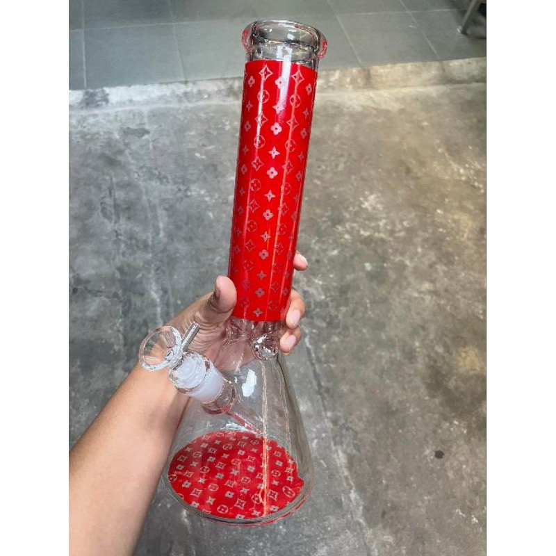 บ้องแก้วหลอดแก้ววิทยาศาสตร์-สูง35cm-หลุยส์-วิตตอง-พร้อมส่งค่ะ