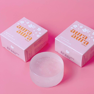 (แพ็คเกจใหม่)สบู่หน้าเงา (Aura Aura Soap) by PSC ขนาด 80g. Princess Skin Care
