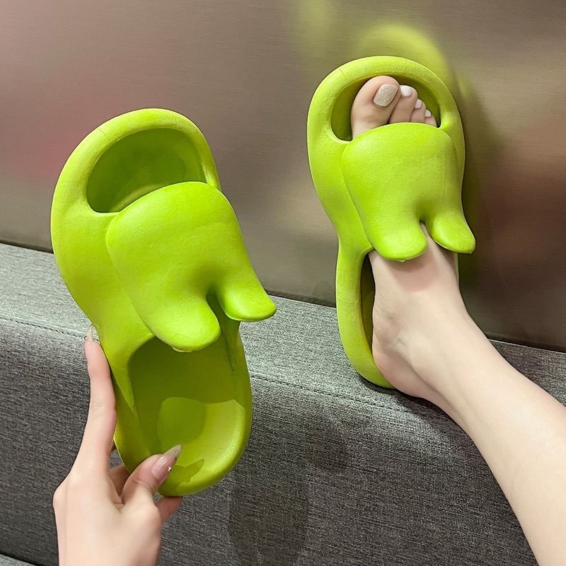 ภาพสินค้ารองเท้าเเตะกระต่าย พื้นนิ่ม แฟชั่นรองเท้าผู้หญิง เสริมส้น ฮิตที่สุด สวยสไตล์เกาหลี X-04 จากร้าน nnt0570ori บน Shopee ภาพที่ 6