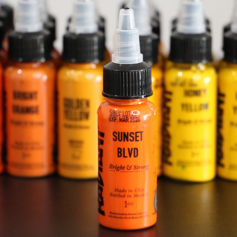 สีสัก RADIANT INK เเท้100000% ขนาด 1 Oz./หมึกสัก/Tattoo/ | Shopee Thailand