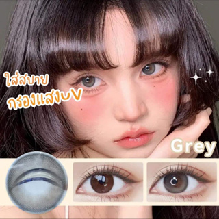 ✨ Gray ขนาดตาโต☀️บิ๊กอายตาโต กรองแสงuv เลนส์แท้จดทะเบียนถูกต้อง ผ่านอย.ไทย บิ๊กอายส์  Bigeyes