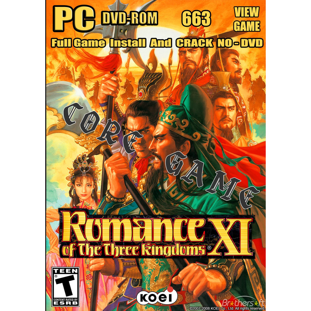 romance-of-the-three-kingdoms-ix-แผ่นเกมส์-เกมส์คอมพิวเตอร์-pc-โน๊ตบุ๊ค
