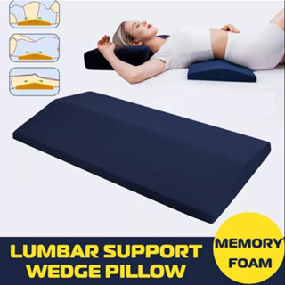 หมอนรองหลัง เวลานอน แบบยาว เหมาะสำหรับคนท้อง Memory Foam Back Lumbar Support Sleeping Cushion