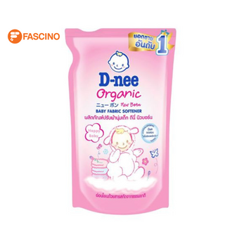 D-NEE New Born ผลิตภัณฑ์ปรับผ้านุ่มเด็ก กลิ่น Organic Happy Baby ชนิดถุงเติม (600ml.)