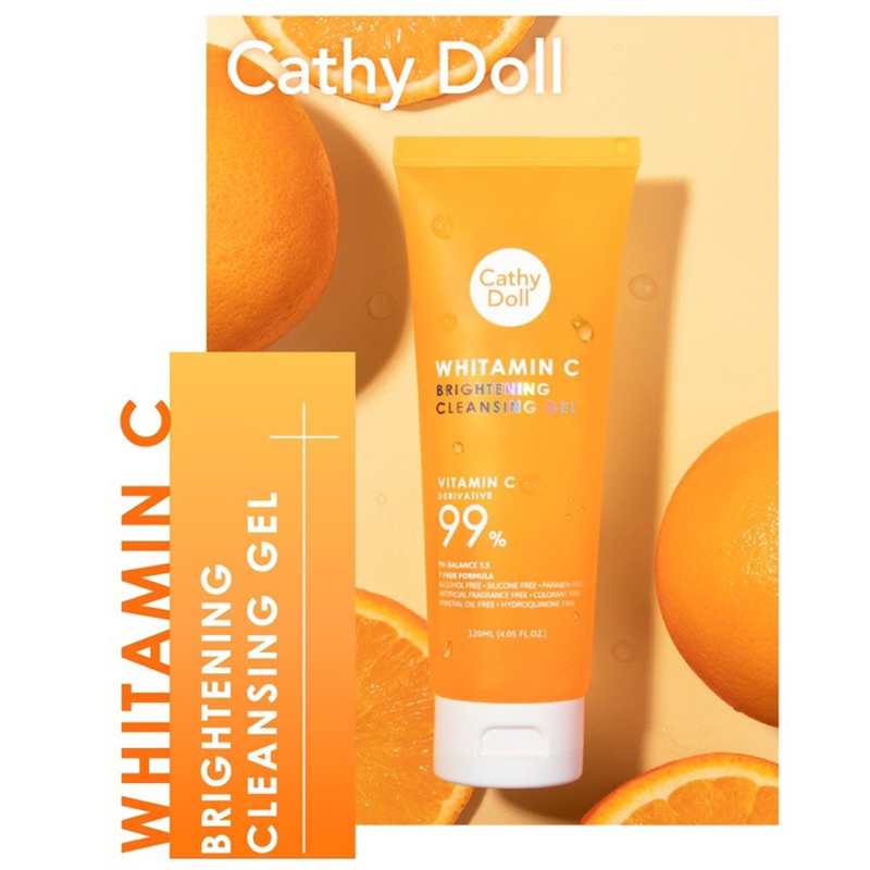 เจลล้างหน้าวิตามินซี-เคที่-ดอลล์-cathy-doll-whitamin-c-brightening-cleansing-gel-120ml