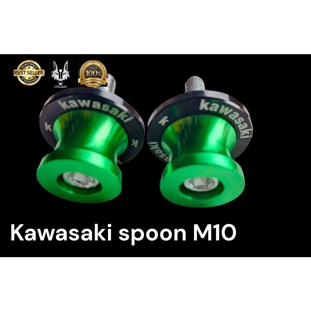 สปูนยกล้อหลัง-kawasaki-m10-1-ชุด-2-อัน-ดูขนาดก่อนสั่ง-สีเขียว-00-สีดำ-01-สีทอง-02-สีเเดง-03-สีน้ำเงิน-04