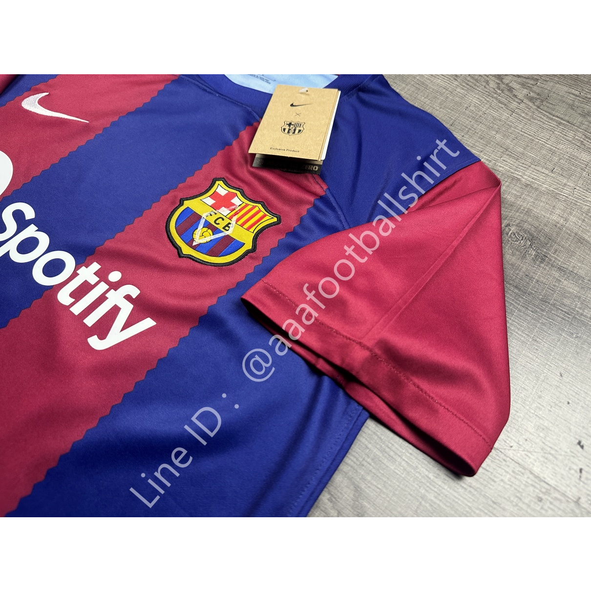 เสื้อฟุตบอล-เกรด-แฟนบอล-barcelona-home-บาเซโลน่า-เหย้า-2023-24