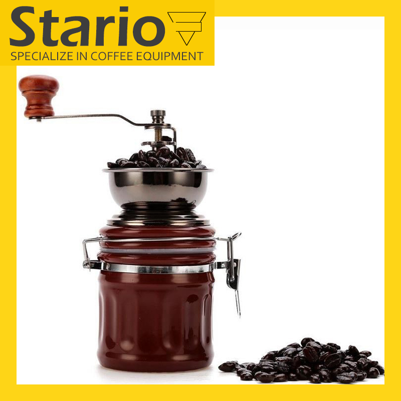 Stario เครื่องบดกาแฟวินเทจ เครื่องบดเมล็ดกาแฟ ที่บดเม็ดกาแฟ ปรับความ ...