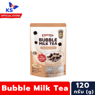 Dreamy Bubble Milk Tea 120 กรัม รสต้นตำรับ น้ำตาลอ่อน ชานมสไตล์ไต้หวัน 3 in 1 พร้อมไข่มุก (0240)