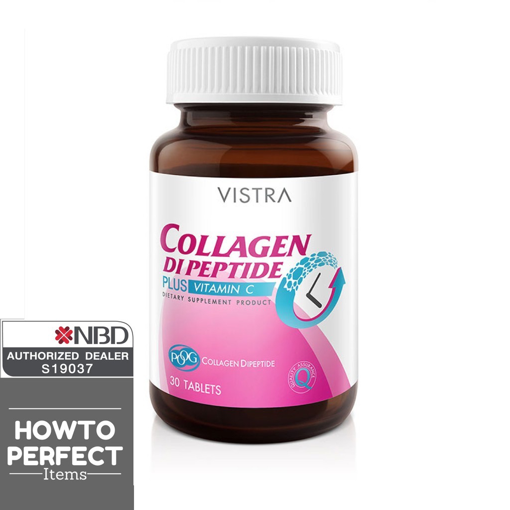 ภาพหน้าปกสินค้าVistra Collagen Di Peptide Plus Vitamin C dipeptide ( Di Peptide ) จากร้าน howtoperfect_items บน Shopee