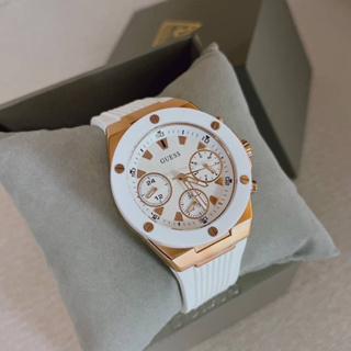 🎀 (สด-ผ่อน) นาฬิกา สายยาง สีขาว 39 มิล GW0030L5 Watch Athena Ladies Blue Silicone