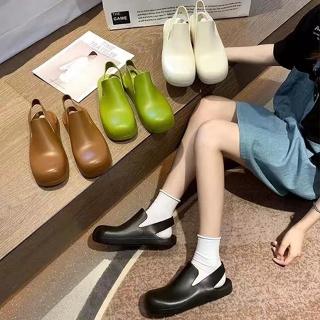 S&amp;S Store รองเท้าหัวโต  รองเท้าแฟชั่น สีสวย แถมตัวติดน่ารัก พร้อมส่งในไทย