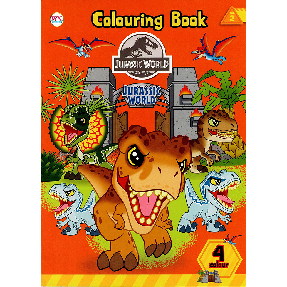 Jurassic World Colouring Book Shopee Thailand