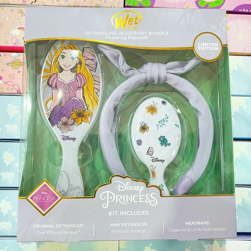 เซ็ทหวีลายใหม่ 🇺🇸 Limited Edition🏰 Wet Brush Disney Princess Wet Brush