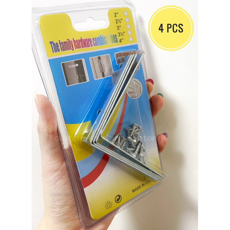 4-ชิ้น-ฉากติดผนังรับชั้น-ฉากรับชั้นตัวเเอล-ขนาด-8x8-cm-ฉากเหล็กรับชั้น-ขาตั้งสแตนเลส-ฉากเหล็ก-เหล็กฉาก-ฉากชั้นวางของ