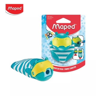 กบเหลาดินสอ Maped (มาเพ็ด) รหัส SH/016610 กบเหลา รูปฮิปโป CROC CROC HIPPO (1ชิ้น) พร้อมส่ง