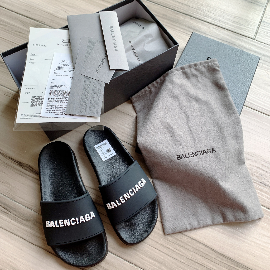 ภาพหน้าปกสินค้ารองเท้าแตะ Balenciaga 29สี บรรจุภัณฑ์เป็นอย่างมาก จากร้าน hi_lemon บน Shopee