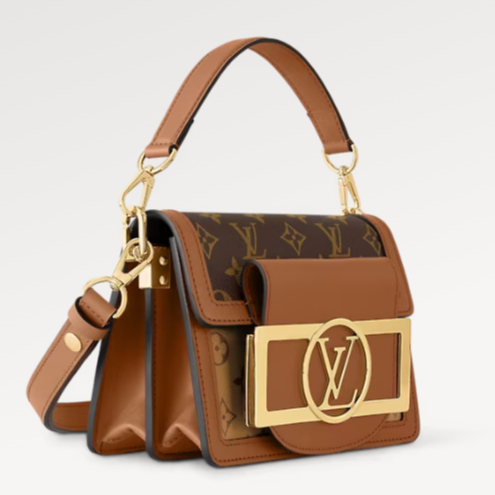 หลุยส์วิตตอง-louis-vuitton-dauphine-lock-xl-กระเป๋าถือขนาดเล็ก-กระเป๋าสุภาพสตรี-รุ่นล่าสุด-xl-series