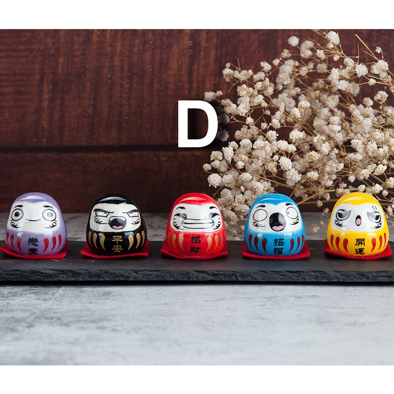 แมวกวัก-ดารุมะ-ชุด-5-ตัว-daruma-ตุ๊กตามงคลขอพรให้สมหวัง-โชคดี-ค้าขาย-เฮงเฮง-ร่ำรวย