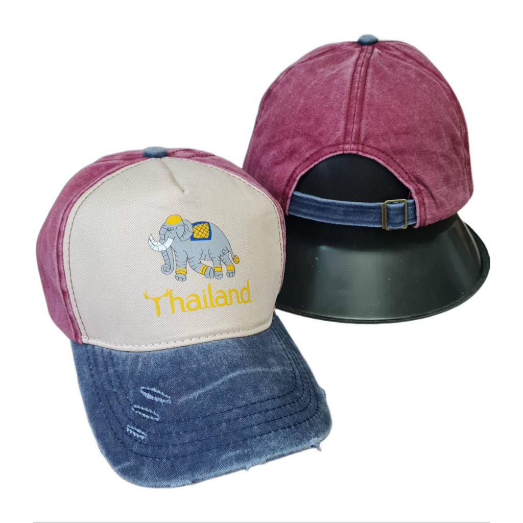 หมวกแก๊ป-หมวกวินเทจ-ช้างไทยแลนด์