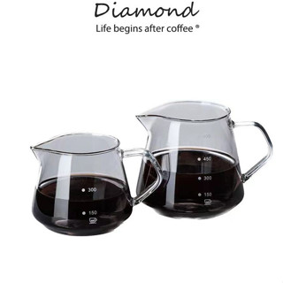 ❤ Diamond Coffee เหยือกดริปกาแฟ มินอมอล เหยือกกาแฟ 600 ml 300 ml Coffee Server