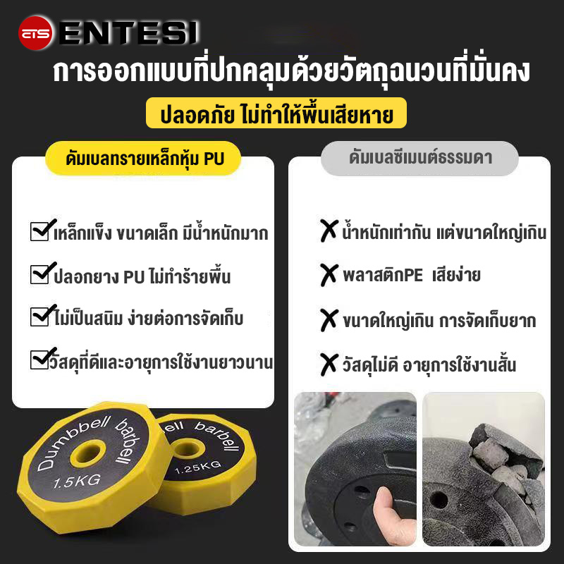 ดัมเบล-30kg-40kg-ชุดดัมเบลพร้อมบาร์เบล-ดัมเบลปรับน้ำหนัก-2pcs-dumbbell-เวทยกน้ำหนัก-ฟิตเนสที่ปรับได้