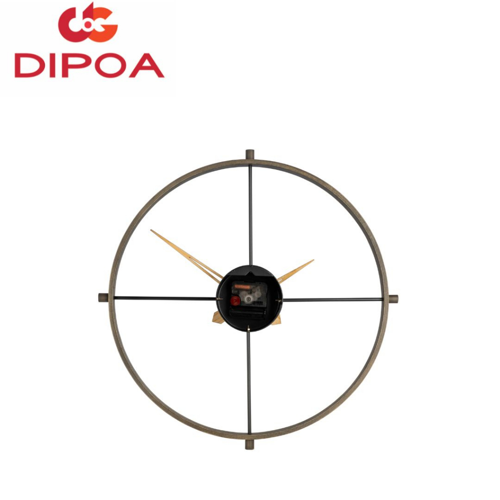 dipoa-new-arrival-นาฬิกาแขวนไม้-รุ่น-wn112lb-ขนาด-43-7ซม-x-43-7ซม-x-หนา-7ซม-wall-clock
