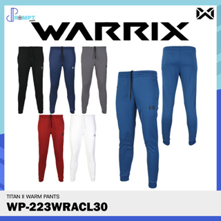 กางเกงวอร์ม กางเกงวอร์มขายาววอริกซ์ WARRIX รุ่น TITAN II รหัส WP-223WRACL30 นุ่ม เบา ใส่สบาย ของแท้100%