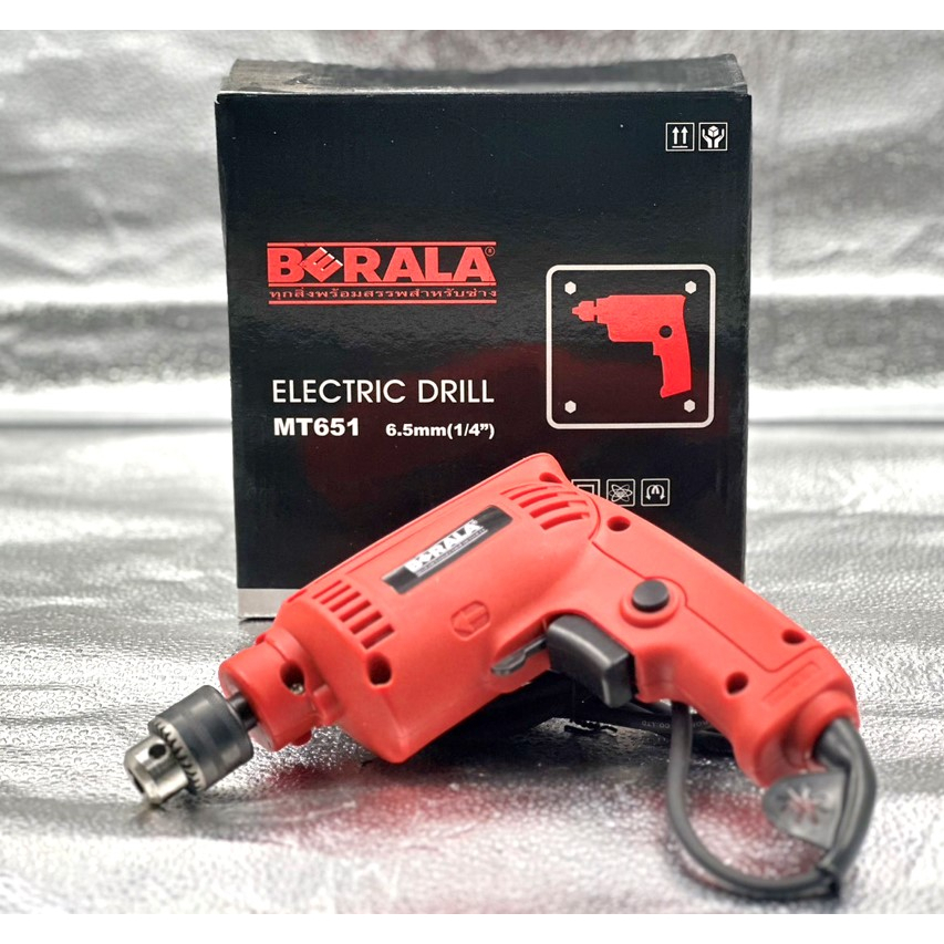 berala-mt-651-สว่านไฟฟ้า-สว่าน-mt651-ปรับรอบ-ซ้าย-ขวา-6-5-mm-electric-drill-6-5-mm-1-4