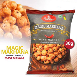 Haldiram Roasted Makhana / Foxnuts 30g   Mast Masala flavor